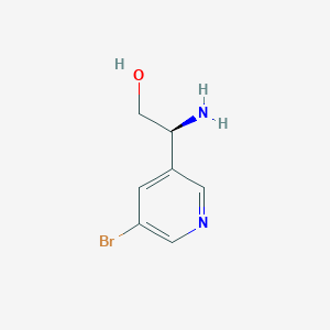 (S)-2-Amino-2-(5-bromopyridin-3-yl)ethan-1-ol