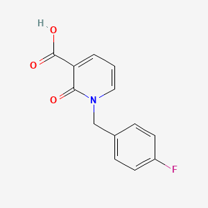 molecular formula C13H10FNO3 B1355973 1-(4-氟苄基)-2-氧代-1,2-二氢吡啶-3-羧酸 CAS No. 66158-41-6