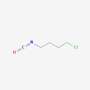 molecular formula C5H8ClNO B13559770 1-Chloro-4-isocyanatobutane 