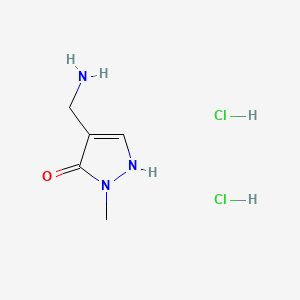 4-(aminomethyl)-1-methyl-1H-pyrazol-5-ol dihydrochloride