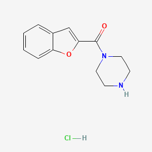 1-(1-Benzofuran-2-carbonyl)piperazinehydrochloride