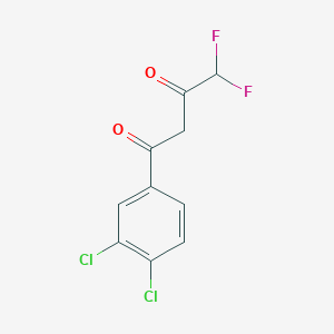 molecular formula C10H6Cl2F2O2 B1355984 1-(3,4-二氯苯基)-4,4-二氟丁酮 CAS No. 832737-94-7