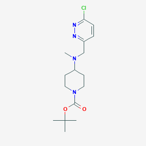 tert-Butyl 4-(((6-chloropyridazin-3-yl)methyl)(methyl)amino)piperidine-1-carboxylate