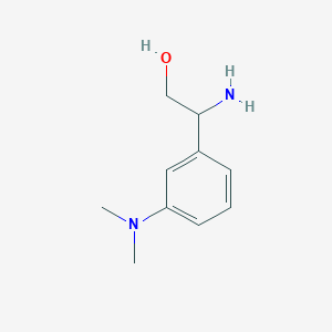 2-Amino-2-[3-(dimethylamino)phenyl]ethan-1-ol