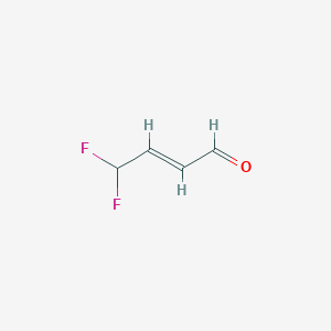 molecular formula C4H4F2O B13559884 (E)-4,4-Difluorobut-2-enal 