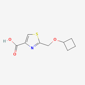 2-(Cyclobutoxymethyl)-1,3-thiazole-4-carboxylicacid