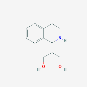 molecular formula C12H17NO2 B1355996 2-(1,2,3,4-Tetrahydro-isoquinolin-1-yl)-propane-1,3-diol CAS No. 955287-52-2