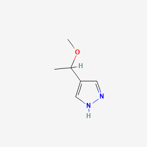 4-(1-methoxyethyl)-1H-pyrazole