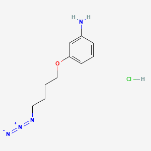 3-(4-Azidobutoxy)anilinehydrochloride