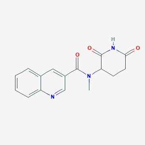 N-(2,6-dioxo-3-piperidinyl)-N-methyl-3-Quinolinecarboxamide