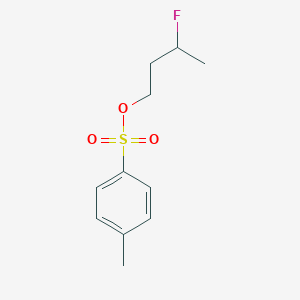 molecular formula C11H15FO3S B13560055 3-Fluorobutyl 4-methylbenzenesulfonate 