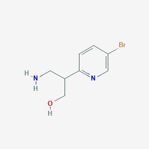 3-Amino-2-(5-bromopyridin-2-yl)propan-1-ol