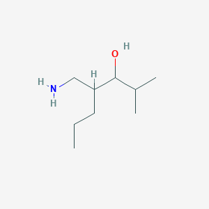 4-(Aminomethyl)-2-methylheptan-3-ol