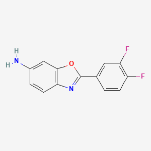 2-(3,4-Difluorophenyl)-1,3-benzoxazol-6-amine