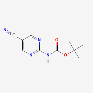 Tert-butyl (5-cyanopyrimidin-2-yl)carbamate