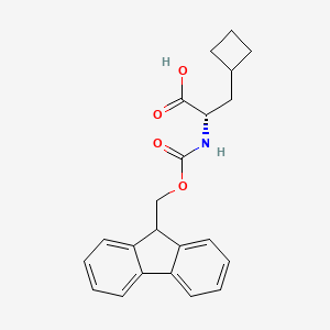 molecular formula C22H23NO4 B1356023 Fmoc-ala(beta-cyclobutyl)-oh CAS No. 478183-62-9