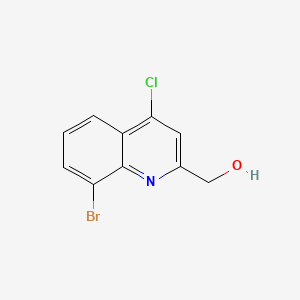 (8-Bromo-4-chloroquinolin-2-yl)methanol