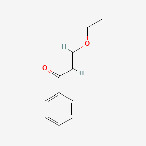 molecular formula C11H12O2 B13560253 3-Ethoxy-1-phenylprop-2-en-1-one 