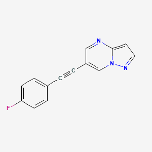 6-[2-(4-Fluorophenyl)ethynyl]pyrazolo[1,5-a]pyrimidine