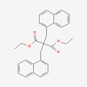 molecular formula C29H28O4 B1356028 Diethyl bis[(naphthalen-1-yl)methyl]propanedioate CAS No. 104539-18-6