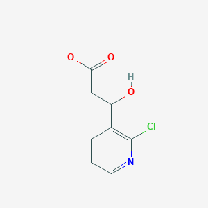 Methyl 3-(2-chloropyridin-3-yl)-3-hydroxypropanoate