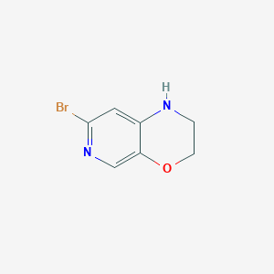 7-Bromo-2,3-dihydro-1H-pyrido[3,4-b][1,4]oxazine