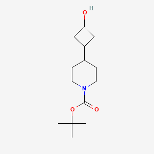 Tert-butyl 4-(3-hydroxycyclobutyl)piperidine-1-carboxylate