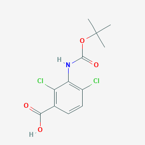 3-{[(Tert-butoxy)carbonyl]amino}-2,4-dichlorobenzoic acid