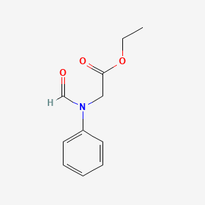 ethyl 2-(N-phenylformamido)acetate