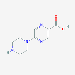 5-(Piperazin-1-yl)pyrazine-2-carboxylic acid