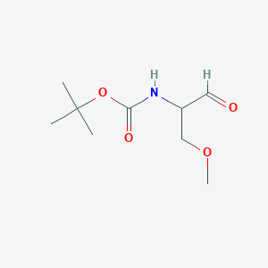 tert-butyl N-(1-methoxy-3-oxopropan-2-yl)carbamate