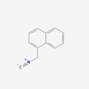 molecular formula C12H9N B13560404 1-(Isocyanomethyl)naphthalene 