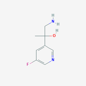 1-Amino-2-(5-fluoropyridin-3-yl)propan-2-ol