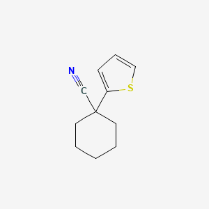 1-Thiophen-2-yl-cyclohexanecarbonitrile