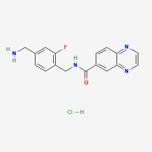 N-(4-(Aminomethyl)-2-fluorobenzyl)quinoxaline-6-carboxamide hydrochloride