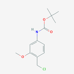 tert-Butyl (4-(chloromethyl)-3-methoxyphenyl)carbamate