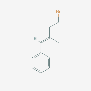 (4-Bromo-2-methylbut-1-en-1-yl)benzene