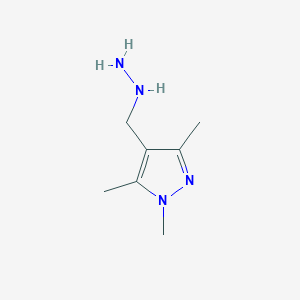 4-(hydrazinylmethyl)-1,3,5-trimethyl-1H-pyrazole