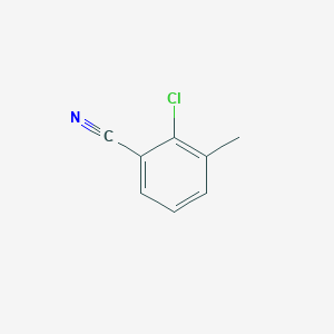 molecular formula C8H6ClN B1356066 2-氯-3-甲基苯甲腈 CAS No. 15013-71-5