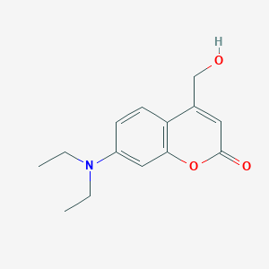 molecular formula C14H17NO3 B1356067 7-(Diethylamino)-4-(hydroxymethyl)-2H-chromen-2-one CAS No. 54711-38-5