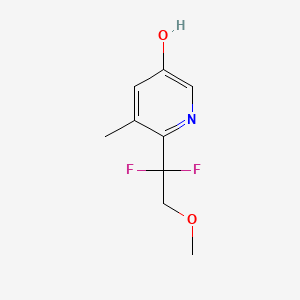 6-(1,1-Difluoro-2-methoxyethyl)-5-methylpyridin-3-ol