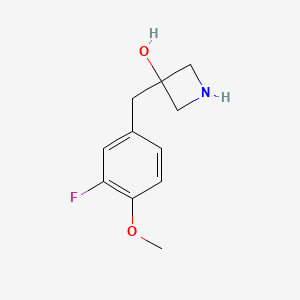 3-(3-Fluoro-4-methoxybenzyl)azetidin-3-ol