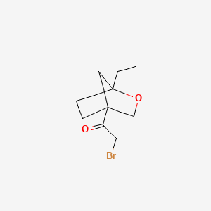 2-Bromo-1-{1-ethyl-2-oxabicyclo[2.2.1]heptan-4-yl}ethan-1-one