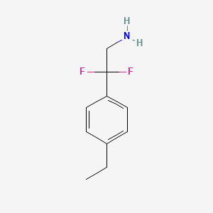 2-(4-Ethylphenyl)-2,2-difluoroethan-1-amine