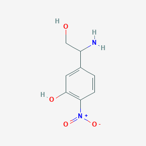 5-(1-Amino-2-hydroxyethyl)-2-nitrophenol