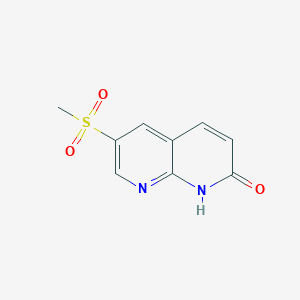 6-Methanesulfonyl-1,8-naphthyridin-2-ol