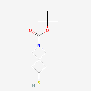 Tert-butyl6-sulfanyl-2-azaspiro[3.3]heptane-2-carboxylate