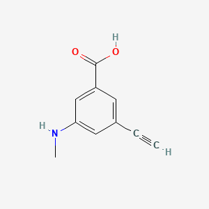 3-Ethynyl-5-(methylamino)benzoic acid