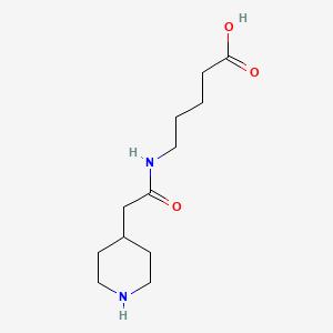 5-(2-(Piperidin-4-yl)acetamido)pentanoic acid