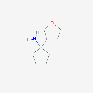 1-(Tetrahydrofuran-3-yl)cyclopentan-1-amine